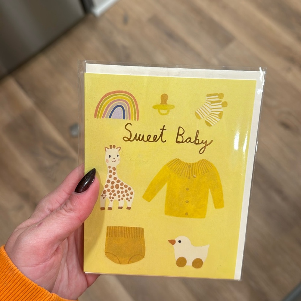 NWT BABY SHOWER NEW BABY CARD